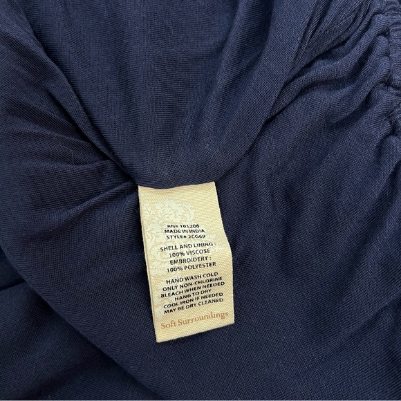 Soft surroundings Banjara Embroidered Blouse size M - Picture 3 of 9